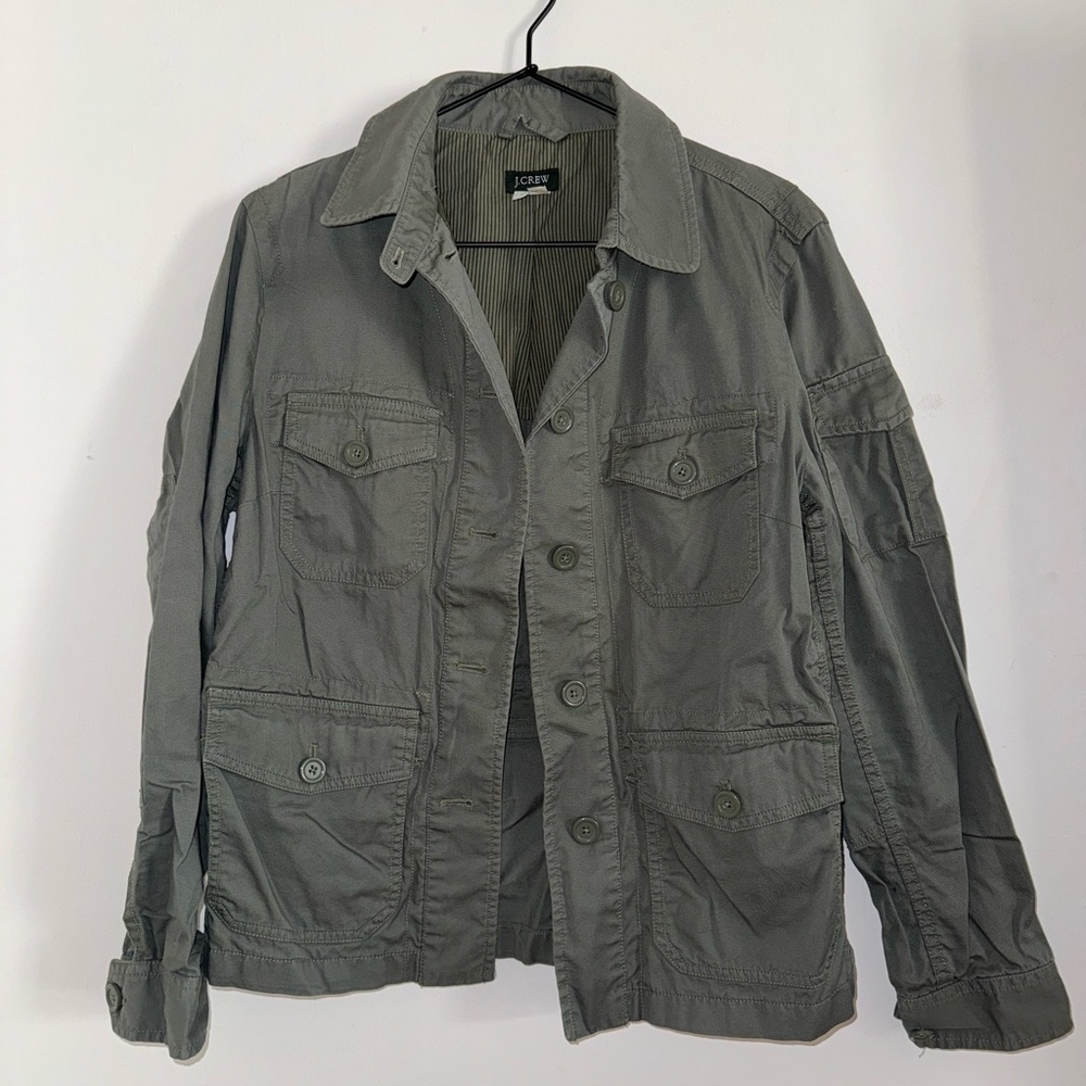 J. Crew 100% Cotton Utility Jacket